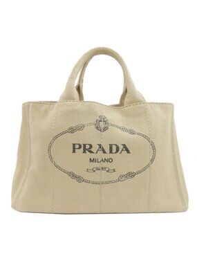Prada Canapa Handbag Canvas